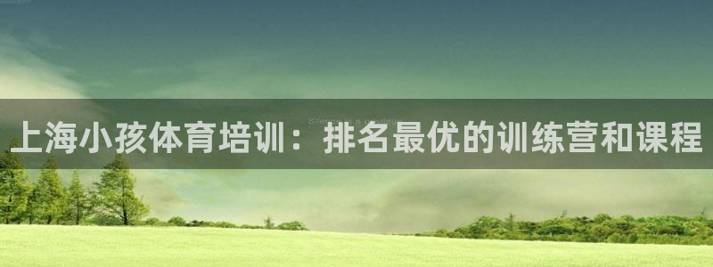 欧陆娱乐百科官网：上海小孩体育培训：排名最优的训练营