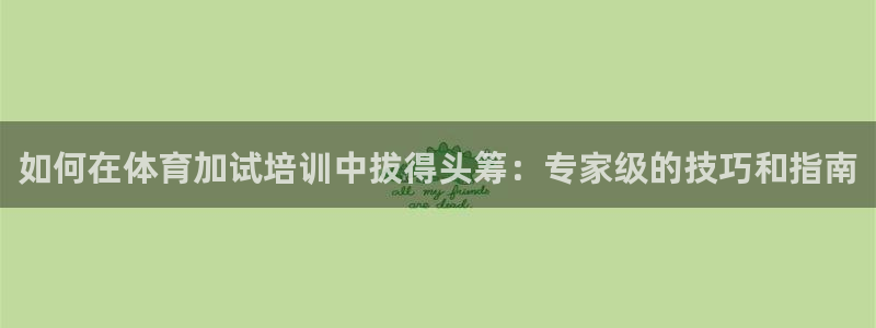 欧陆娱乐登录官网下载：如何在体育加试培训中拔得头筹：