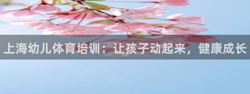 欧陆娱乐怎么注册帐号登录：上海幼儿体育培训：让孩子动